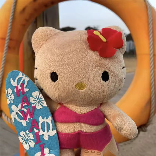 Sanrio Hello Kitty Peluş Anahtarlık – Sevimli Kedi Bebek Figür ve Çanta Süsü (10 cm) Toys Türk