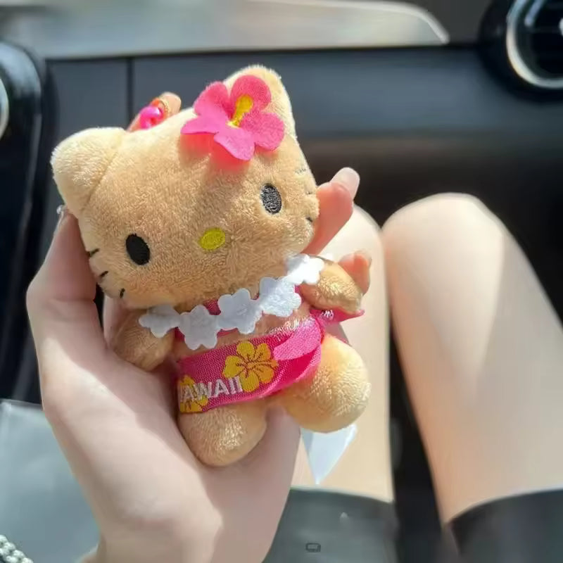Sanrio Hello Kitty Peluş Anahtarlık – Sevimli Kedi Bebek Figür ve Çanta Süsü (10 cm) Toys Türk